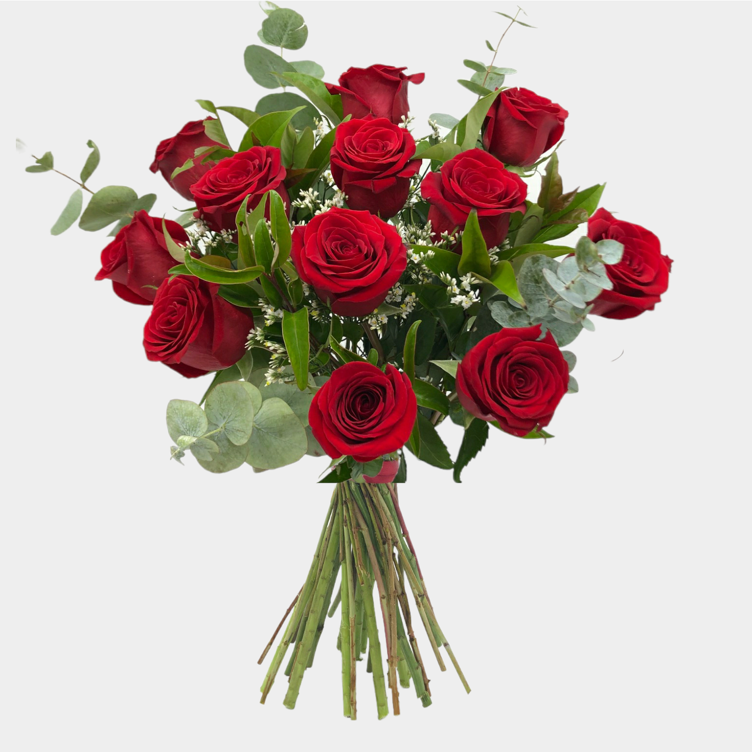 Amor Amor 12 rosas rojas - Flores a Domicilio Madrid